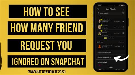 Web. . How to delete ignored friend request on snapchat